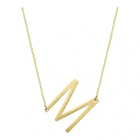 Mint & Lily Statement Initial Necklace - M - Picture 2 of 9